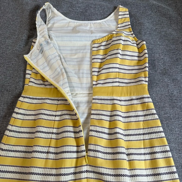 Boden yellow stripe Grace sheath dress NWOT - Picture 4 of 13